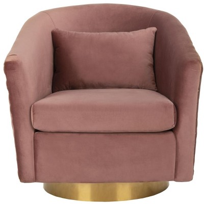Clara Quilted Swivel Tub Chair - SFV4702 - Safavieh Couture