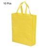 Unique Bargains Reusable Vertical Style Non-Woven Grocery Gift Tote Bag for Travel Storage 10 Pcs - 3 of 4