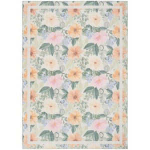 Nourison Botanical Washables Farmhouse Indoor Flatweave Rug - 1 of 4