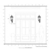 Livex Lighting Hamilton 3 - Light Wall Light in  Textured Black - 2 of 2