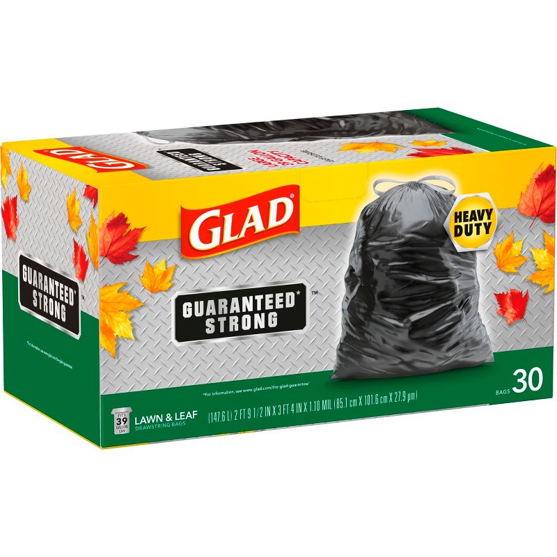 Glad Lawn &#38; Leaf Trash Bags - 39 Gallon/30ct, 3 of 9