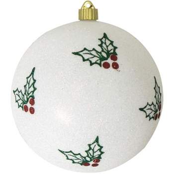 4.5h Sullivans Metallic Holly Ball Ornaments; Multicolored Christmas  Ornaments : Target