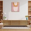 Amanti Art 23"x28" Custom Sun Temple II by Melissa Wang Framed Canvas Wall Art Print: Modern Lithograph, Earth Tones - 4 of 4