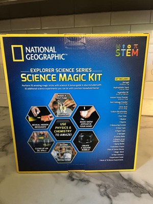  NATIONAL GEOGRAPHIC Magic Chemistry Set – Science Kit for Kids  with 10 Amazing Magic Tricks, STEM Projects and Science Experiments, Toys,  Great Gift for Boys and Girls 8-12 ( Exclusive) 