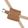 INSPIRE CHIC Women's Fanny Pack Faux Leather Belts with Removable Mini Pouch Small Purse Waist Belt Bag 1 Pc - 2 of 4