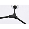 Elegant Lighting Zayne 10 - Light Pendant in  Black - 2 of 4