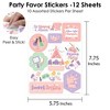 Big Dot of Happiness Pajama Slumber Party - Girls Sleepover Birthday Party Favor Sticker Set - 12 Sheets - 120 Stickers - 3 of 4