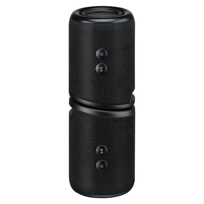 iLive Magnetic+ Portable Bluetooth® Stereo Speakers, True Wireless, Black, ISB2133B, 4 of 11