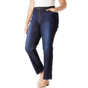 Roaman's Tall Classic Stretch Straight Leg Jean - 1 of 4
