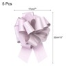 Unique Bargains Personalized Sparkly Gift Wrapping Large Pull Bows for Wedding Baskets 5 Pcs - 2 of 4