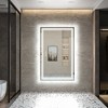 Keonjinn LED Bathroom Vanity Mirror, Front Light & Backlit, 3 Color Temperatures, Anti Fog, Double Lights Strips - 2 of 4