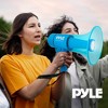 Pyle PMP66WLT Portable Waterproof Indoor Outdoor 40 Watt Max Ergonomic Megaphone Bullhorn Speaker with LED Light and Siren Alarm - 4 of 4