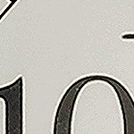 numeric digit clock face