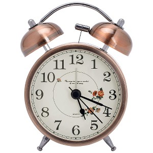REGALWOVEN Metal Plastic Battery Powered Silent Alarm Clock 3.3"L x 1.9"W x 4.9"H 1 Pc - 1 of 4