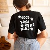 Simply Sage Market Women's Good Daze On My Mind Flowers Front and Back Design Short Sleeve Graphic Tee - 3 of 4