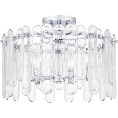 Quoizel Lighting Stiles 5 - Light Semi-Flush Mount in  Polished Chrome