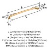 Amerock Bellamy Pull for Cabinets, Drawers, and Furniture - 4 of 4