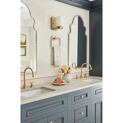 Golden Champagne Wall Mounted Towel Ring 6-13/16 inch