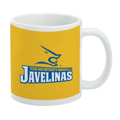 Texas A&M University-Kingsville Javelinas Logo Ceramic Coffee Mug Novelty Gift Mugs for Coffee Tea and Hot Drinks 11oz White