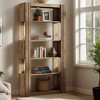Hommoo 5-Tier 70.8" Heavy Duty Bookshelf, Free-Standing Storage Shelves for Living Room Bedroom - 2 of 4