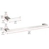Elegant Lighting Sofia 2-Piece Bathroom Hardware Set in Brushed Nickel - 2 of 4