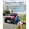 Electric Car for Kids, Ride On Car with Remote Control, 12V Ride On Truck Toy for Toddler Boys & Girls, Bluetooth Music Player LED Lights - 4 of 4