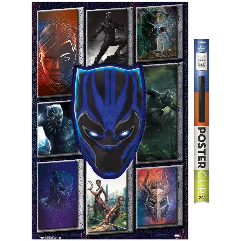 Trends International Marvel Cinematic Universe - Black Panther - Collage Unframed Wall Poster Prints, 1 of 6