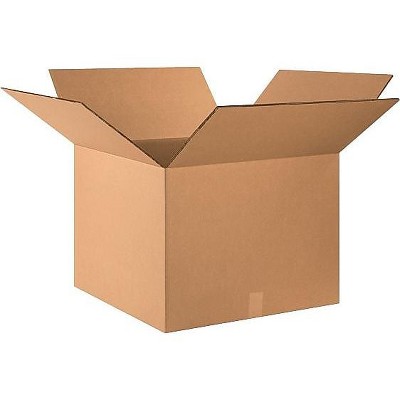 The Packaging Wholesalers 24" x 24" x 18" Shipping Boxes 48 ECT Double Wall Brown 15/Bundle