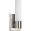 Progress Lighting, Blanco Collection, 1-Light LED Wall Bracket, Brushed Nickel, Etched Glass Shade - 3 of 4