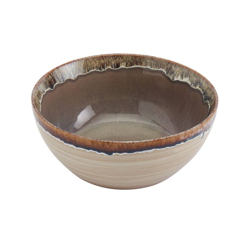 3pc Stoneware Tuscon Serving Bowl Set - Tabletops Gallery, 4 of 6