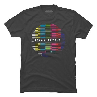 Men's Design By Humans Reconnecting By clingcling T-Shirt