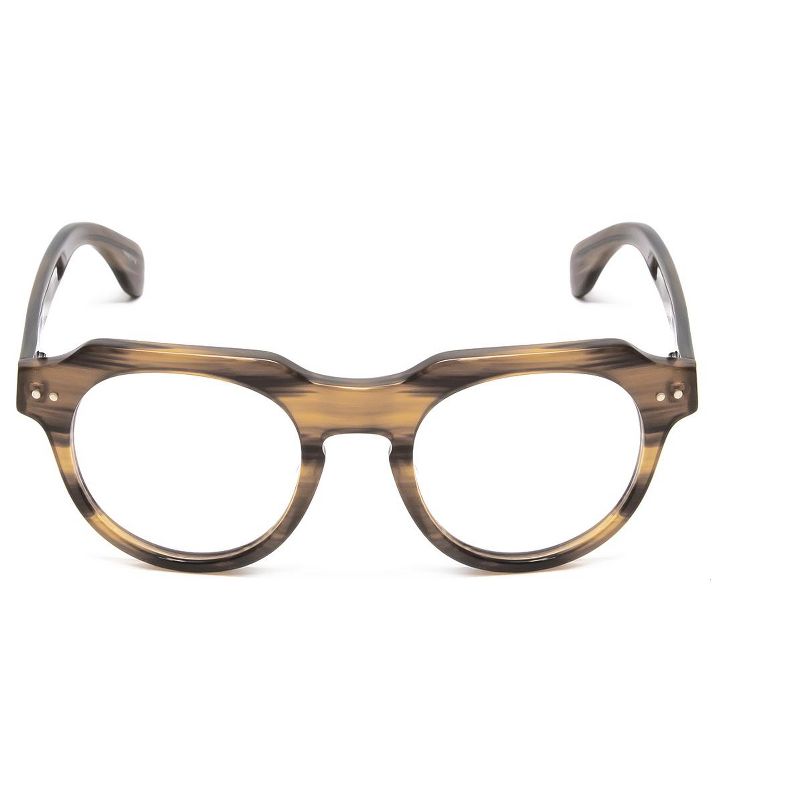Ernest Hemingway H4816 48mm Unisex Acetate Rectangular Designer Eyeglasses OR Blue Light Filter OR Reading Glasses in Olive Green, 2 of 5