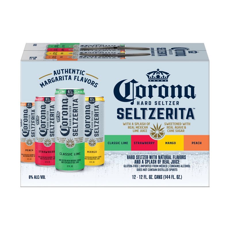 Corona Hard Seltzer Seltzerita - 12pk/12 fl oz Cans, 3 of 7