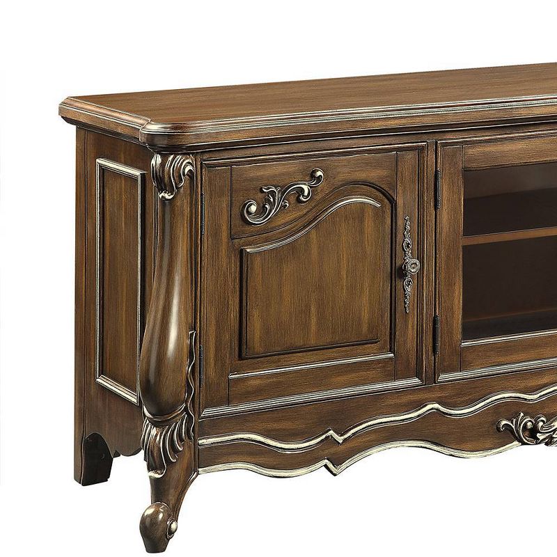 75&#34; Latisha Tv Stand and Console Antique Oak Finish - Acme Furniture, 2 of 7