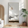 Stylish Full-Length Mirror Featuring a Right-Angled Arch and Aluminum Alloy Frame - 2 of 4