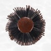 Unique Bargains Nylon Bristle Round Curling Hair Twill Comb Brown - image 3 of 4