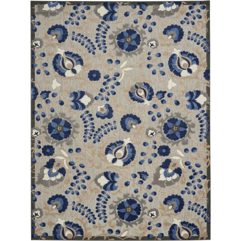 Nourison Aloha Floral Textured Outdoor Area Rug, 1 of 13