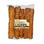 Premium Pork Chomps Roasted Porkhide Rolls 5 Pcs- (8-10" Pork Rollz)