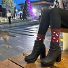 Winter Holiday Tree Patterned Socks (Men's and Women's Sizes) from the  Sock Panda - 2 of 4