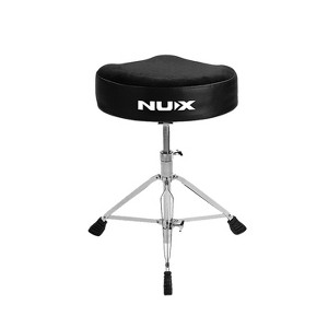 NUX NDT-03 Motorcycle-Style Drum Throne with Adjustable Height, Comfort Padding, and Foldable Design for Drummers - 1 of 4