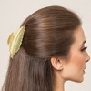 Unique Bargains Women's Leaf Metal Large Hair Clips 1 Pc - 2 of 4