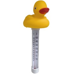 RIPPLE Duck Thermometer - Pool & Spa Temp Gauge, Waterproof, Tether, Fun Design - 1 of 4