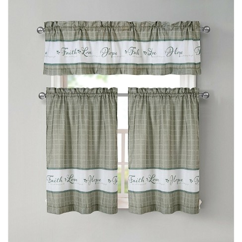Pc Cafe Kitchen Curtain Set, Country Living Curtains