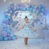 2Bunnies Girls Sparkly Sequin Butterfly Embellishment Tulle Birthday Party Dress - 3 of 4