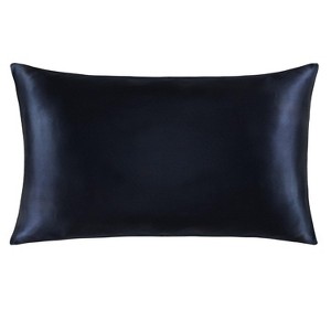 Zippered Natural Mulberry Silk Pillowcase, Both Side 19 Momme Silk Pillow Case for Hair and Skin - NTBAY - 1 of 4