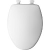 Mayfair by Bemis Toilet Seat,  Elongated White Plastic - 2 of 4