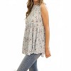 Women's Floral Babydoll Blouse - Lovely Melody - 2 of 4