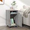 CLIHOME Filing File Cabinet for Home Office, Small Rolling File Cabinet, Printer Stand, Hanging File Folders - 3 of 4