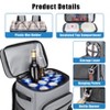 Large Insulated Cooler Backpack, 12-Hour Ice Retention Leakproof Waterproof Picnic Bag with Multiple Pockets for Camping Beach Hiking - 3 of 4