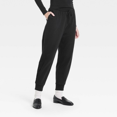 Women's High-Rise Fleece Ankle Jogger Pants - A New Day™